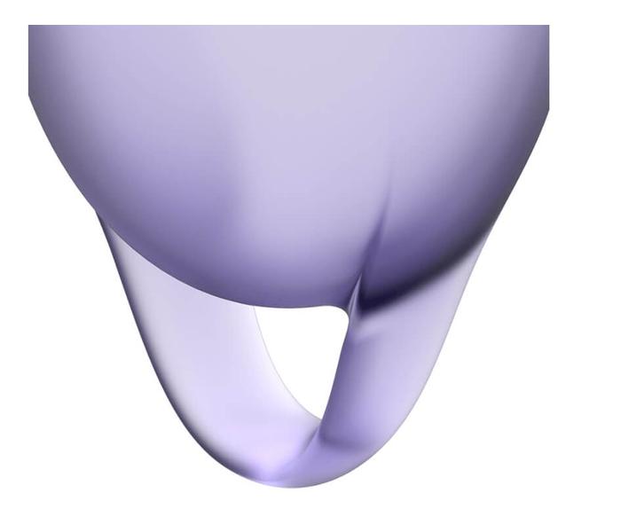 Satisfyer Feel Confident - menstruációs kehely szett (lila) - 2db - 3