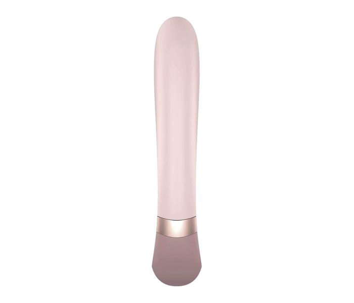 Satisfyer Heat Wave - okos, melegítő, karos vibrátor (bézs) - 4
