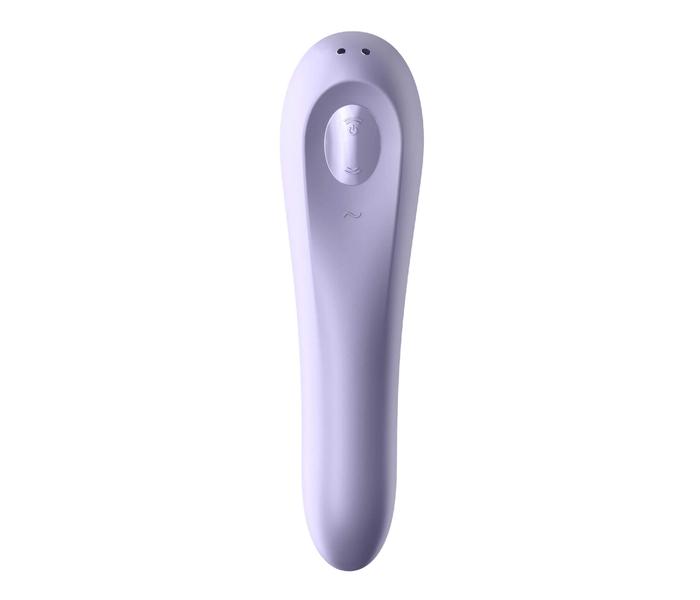 Satisfyer Dual Pleasure - okos, akkus hüvelyi és csikló vibrátor (lila) - 3