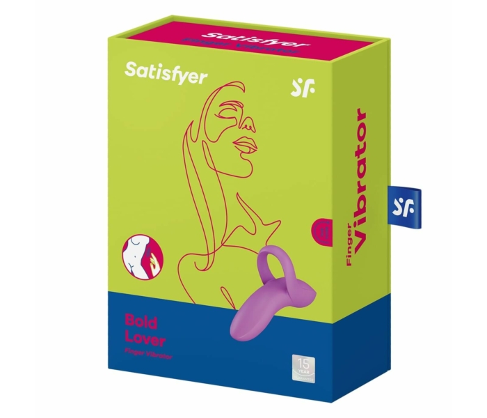 Satisfyer Bold Lover - akkus, vízálló ujj vibrátor (pink) - 6