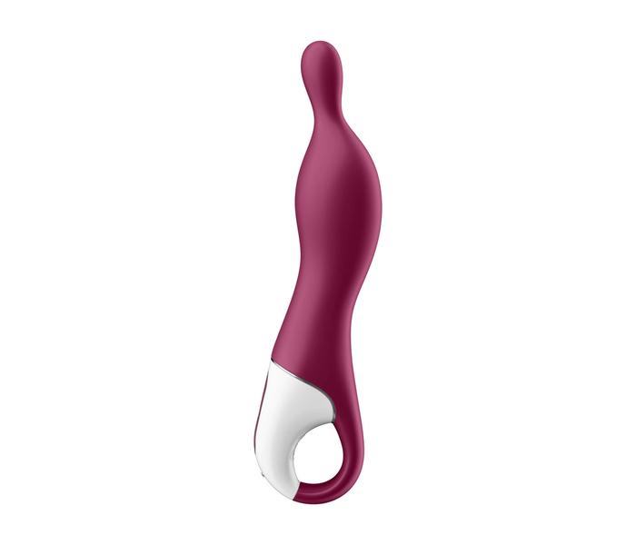 Satisfyer A-Mazing 1 - akkus, A-pont vibrátor (piros) - 4