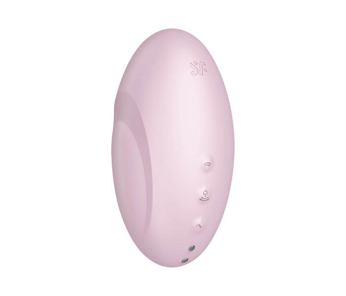 Satisfyer Vulva Lover 3 - akkus, léghullámos csiklóizgató vibrátor (pink) - 3