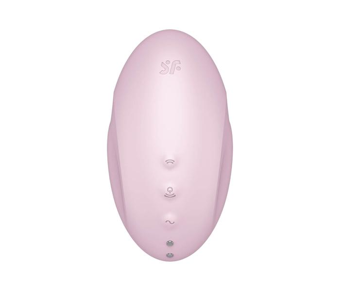 Satisfyer Vulva Lover 3 - akkus, léghullámos csiklóizgató vibrátor (pink) - 4