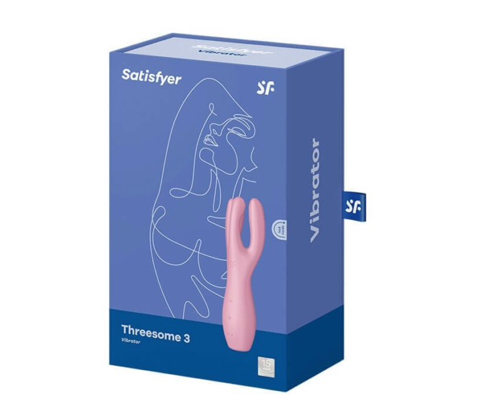 Satisfyer Threesome 3 - akkus csiklóvibrátor (pink) - 4
