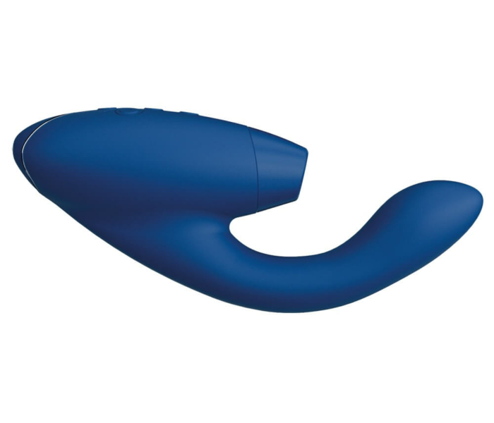 Womanizer Duo 2 - vízálló G-pont vibrátor és csiklóizgató (kék) - 2