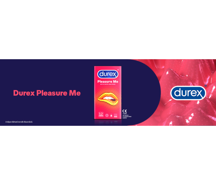 Durex Emoji PleasureMe - bordás-pontozott óvszer (12db) - 8
