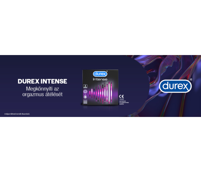 Durex Intense - bordázott és pontozott óvszer(3db) - - 7