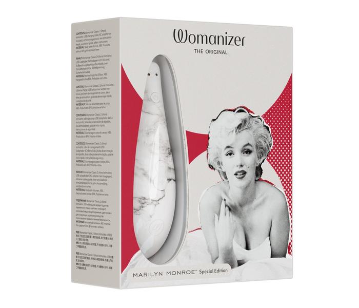Womanizer Marilyn Monroe Special - akkus csiklóizgató (fehér)