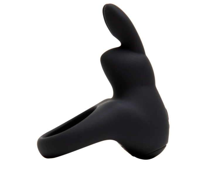 Happyrabbit Cock - akkus vibrációs péniszgyűrű (fekete) - 3