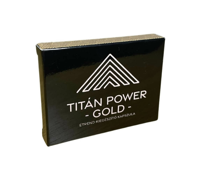 Titán Power Gold - étrendkiegészítő férfiaknak (3db)