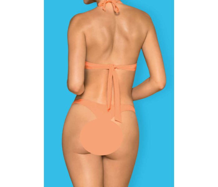 / Obsessive Paralia - merevítős, nyakpántos bikini (korall) - 2