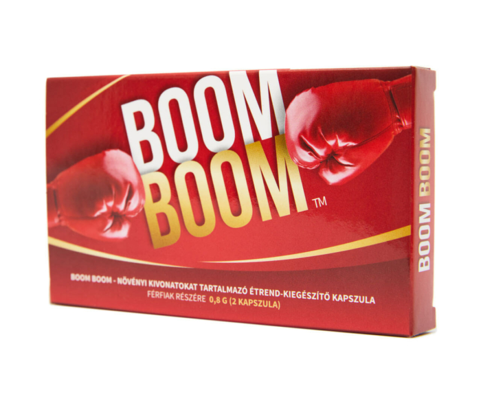 Boom Boom - étrendkiegészítő kapszula férfiaknak (2db) - 2
