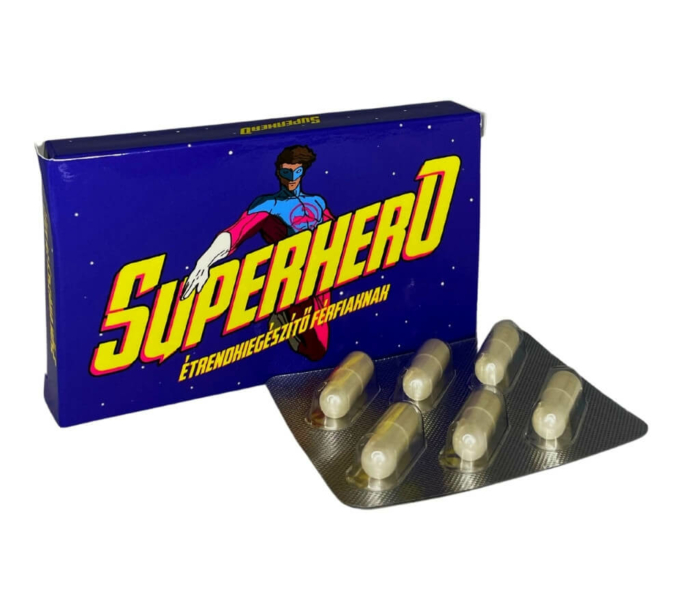Superhero - étrendkiegészítő kapszula (6db) - 2
