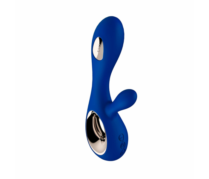 LELO Soraya Wave - akkus, csiklókaros, bólogató vibrátor (kék) - 2