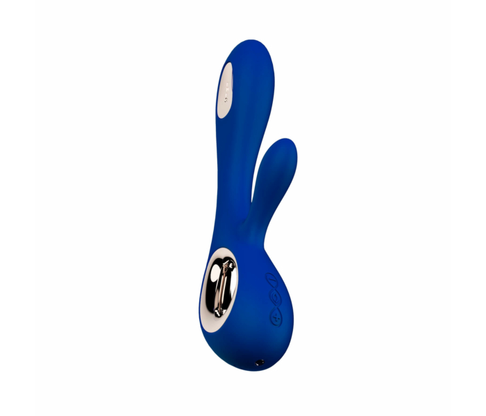 LELO Soraya Wave - akkus, csiklókaros, bólogató vibrátor (kék) - 5