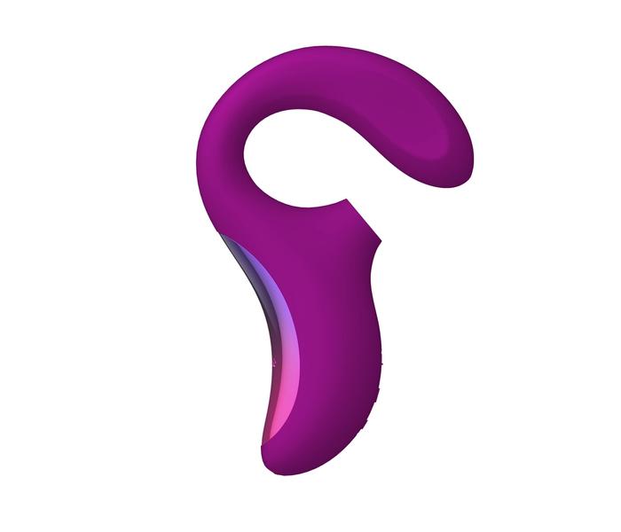 LELO Enigma Cruise - akkus, vízálló, 2in1 G-pont vibrátor (lila) - 3