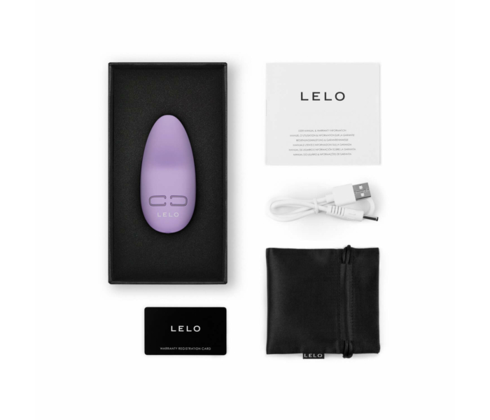 LELO Lily 3 - akkus, vízálló csikló vibrátor (lila) - 2