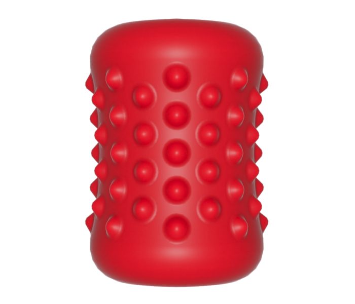 Orctan - akkus pénisz masszázsgép (fekete-piros) - 9