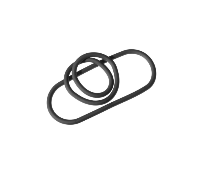 Perfect Fit Slim Wrap 9" - vékony péniszgyűrű - fekete (22cm) - 2