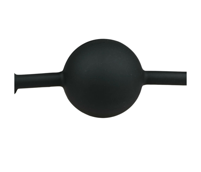 Easytoys - szájpecek szilikon labdával (fekete) - 4