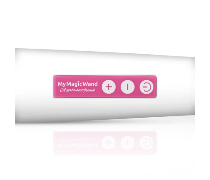 MyMagicWand - erős masszírozó vibrátor (fehér-pink) - 3