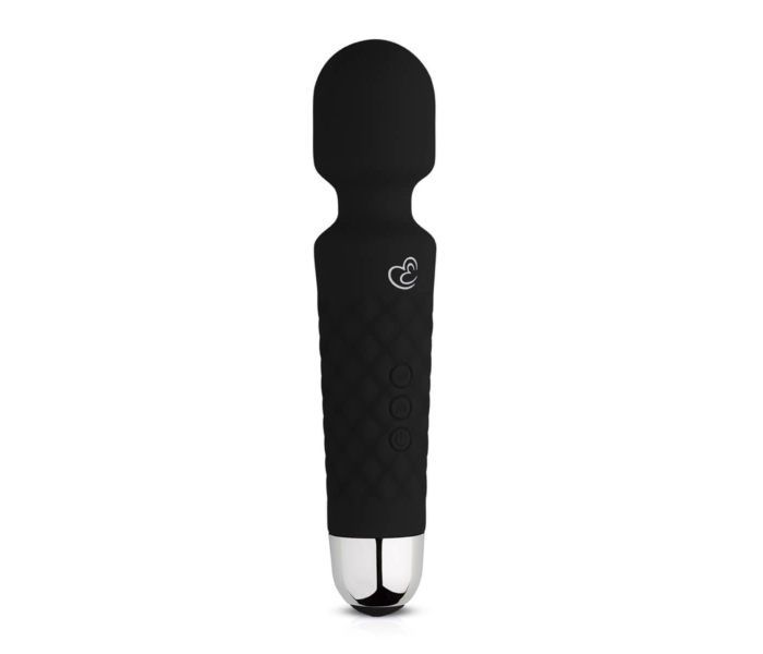 EasyToys Mini Wand - akkus masszírozó vibrátor (fekete)