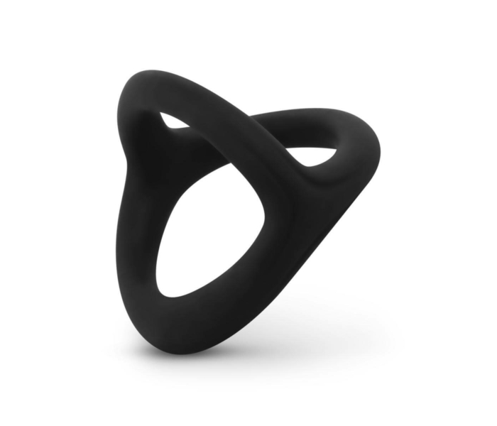Easytoys Desire Ring - rugalmas pénisz- és heregyűrű (fekete)