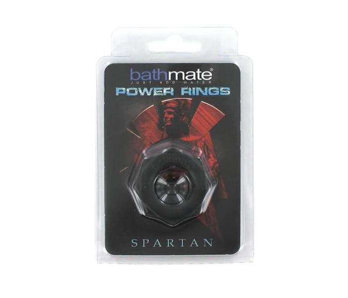 BathMate - Spartan szilikon péniszgyűrű (fekete) - 2