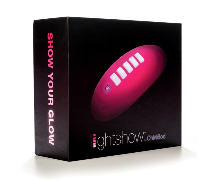 OHMIBOD Lightshow - okos csiklóvibrátor fényjátékkal (pink) - 5