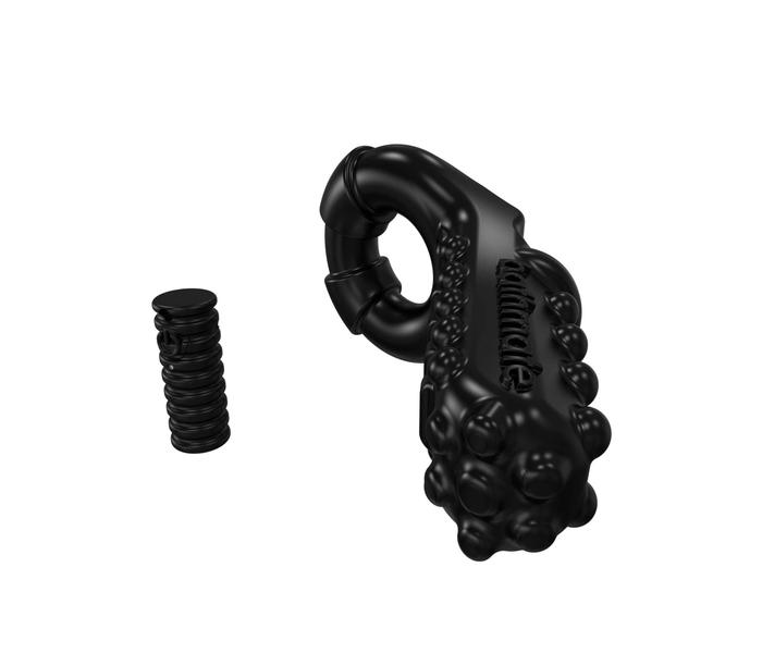 Bathmate Vibe Ring Tickle - akkus, vibrációs péniszgyűrű (fekete) - 2