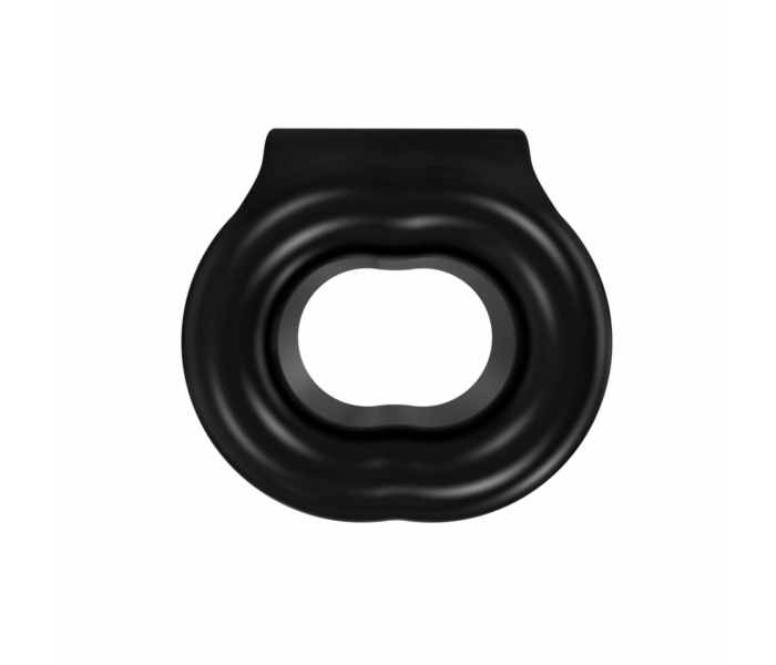 Bathmate Vibe Ring Stretch - akkus, vibrációs here- és péniszgyűrű (fekete) - 4