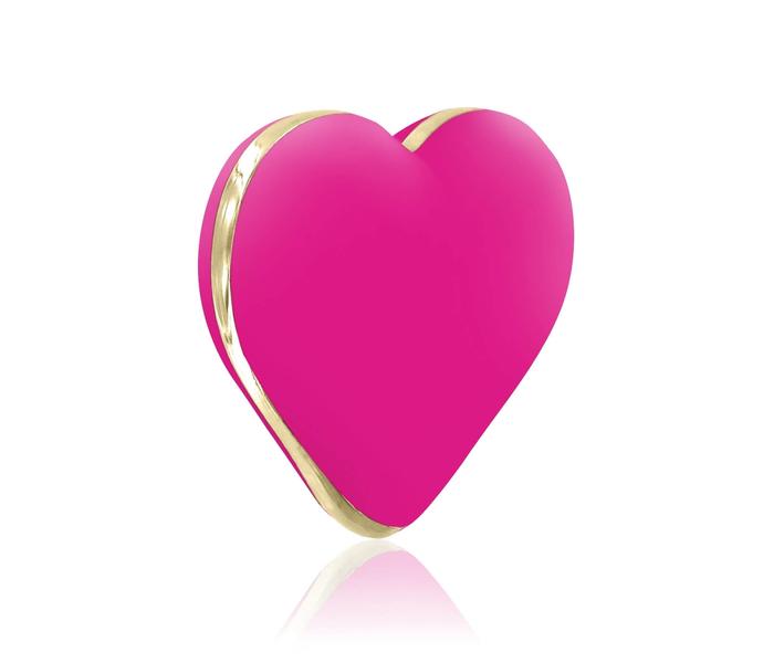 RS Icons Heart - akkus csikló vibrátor (pink) - 2