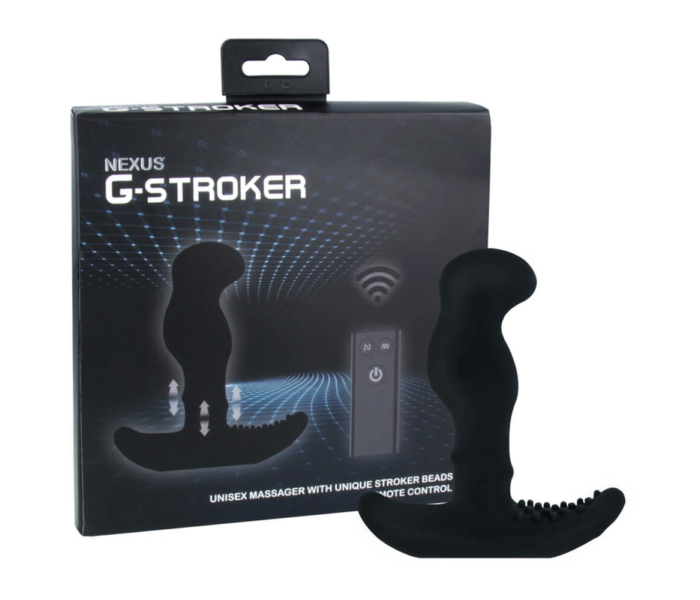 Nexus G-stroker - távirányítós prosztatavibrátor (fekete)