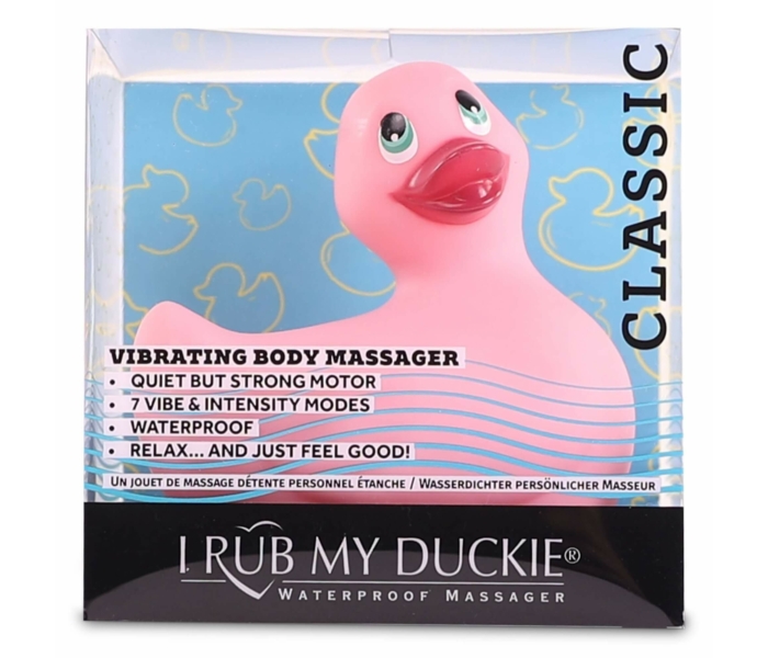 My Duckie Classic 2.0 - játékos kacsa vízálló csiklóvibrátor (pink) - 5