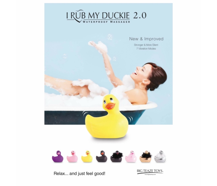 My Duckie Classic 2.0 - játékos kacsa vízálló csiklóvibrátor (pink) - 6