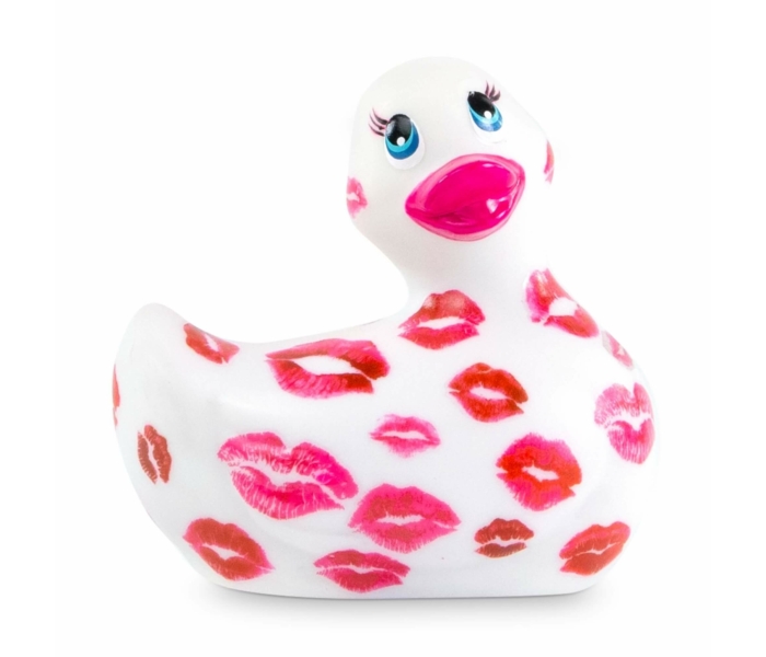My Duckie Romance 2.0 - csókos kacsa vízálló csiklóvibrátor (fehér-pink) - 4