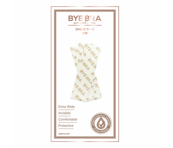 Bye Bra - kétoldalas ruharögzítő szalag (20 db) - 2