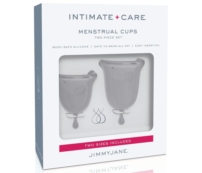 / Jimmy Jane Menstrual Cup - menstruációs kehely szett (áttetsző-fehér) - 6