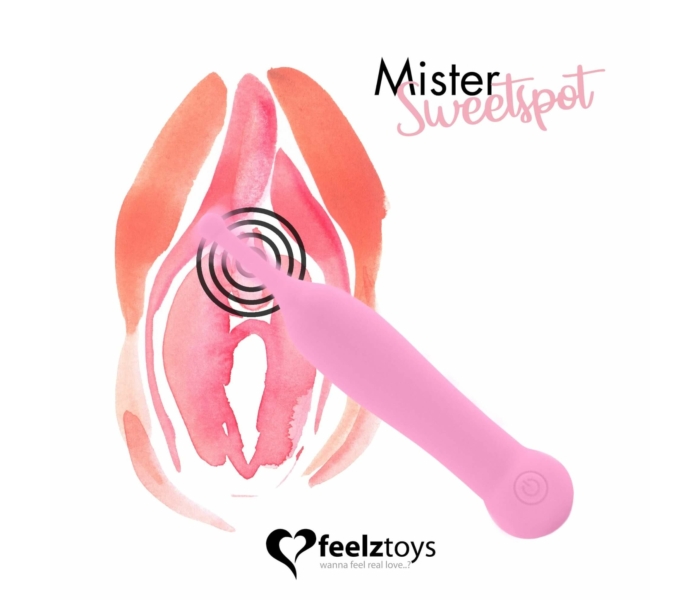 FEELZTOYS Mister Sweetspot - akkus, vízálló csiklóvibrátor (pink) - 2