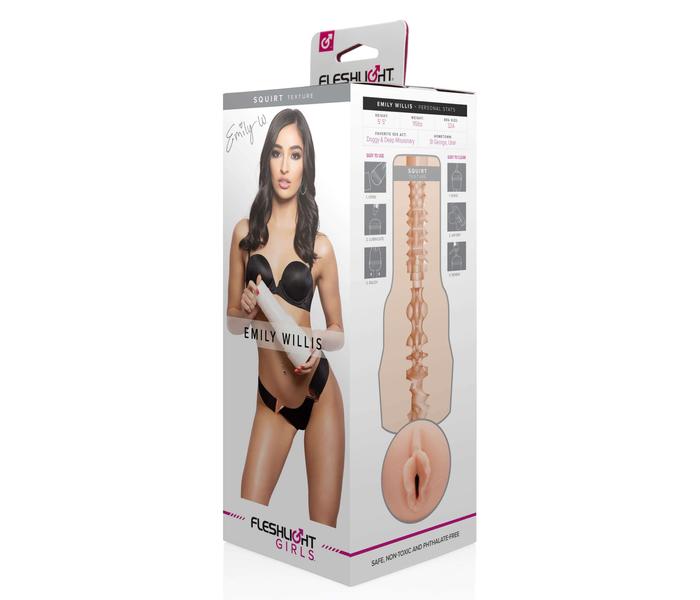 Fleshlight Emily Willis Squirt - élethű műpunci (natúr) - 3