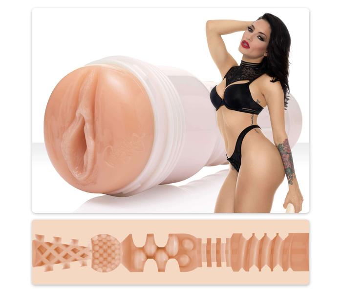 Fleshlight Kissa Sins Insatiable - élethű műpunic (natúr)