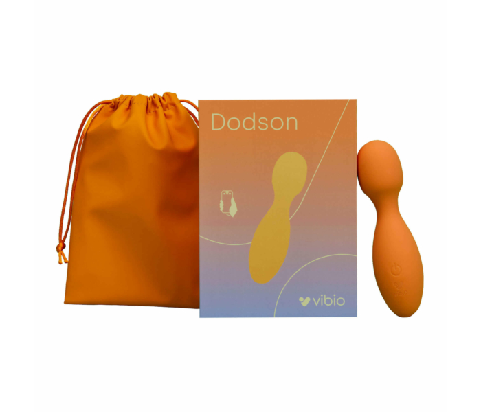 Vibio Dodson Wand - akkus, okos masszírozó vibrátor (narancs) - mini - 2
