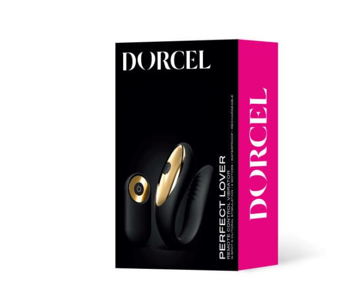 Dorcel Perfect Lover - akkus rádiós párvibrátor (fekete)