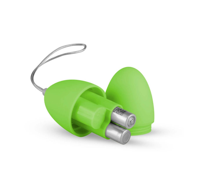 Easytoys - 7 ritmusú rádiós vibrációs tojás (zöld)