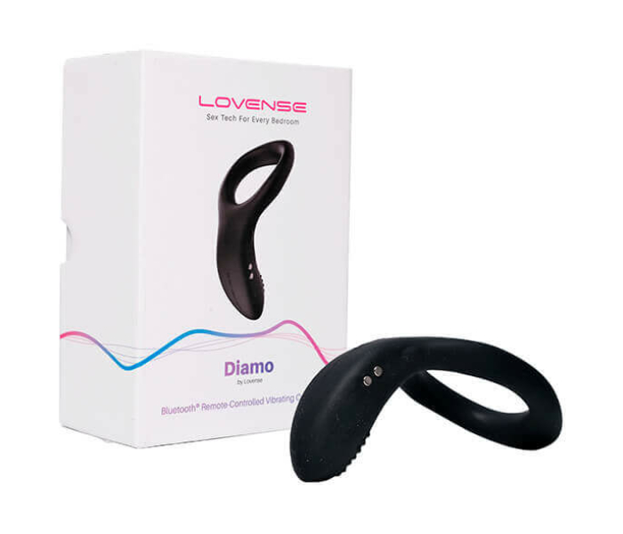 LOVENSE Diamo - okos, vibrációs péniszgyűrű (fekete)