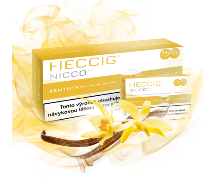 Heccig Nicco Kentucky Vaníliás vajaskeksz 2in1 ízhatású nikotinos hevítőrúd mentollal - doboz